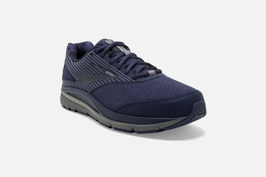 Brooks Addiction Walker Suede Loopschoenen Heren - Donkerblauw - 492036RYA